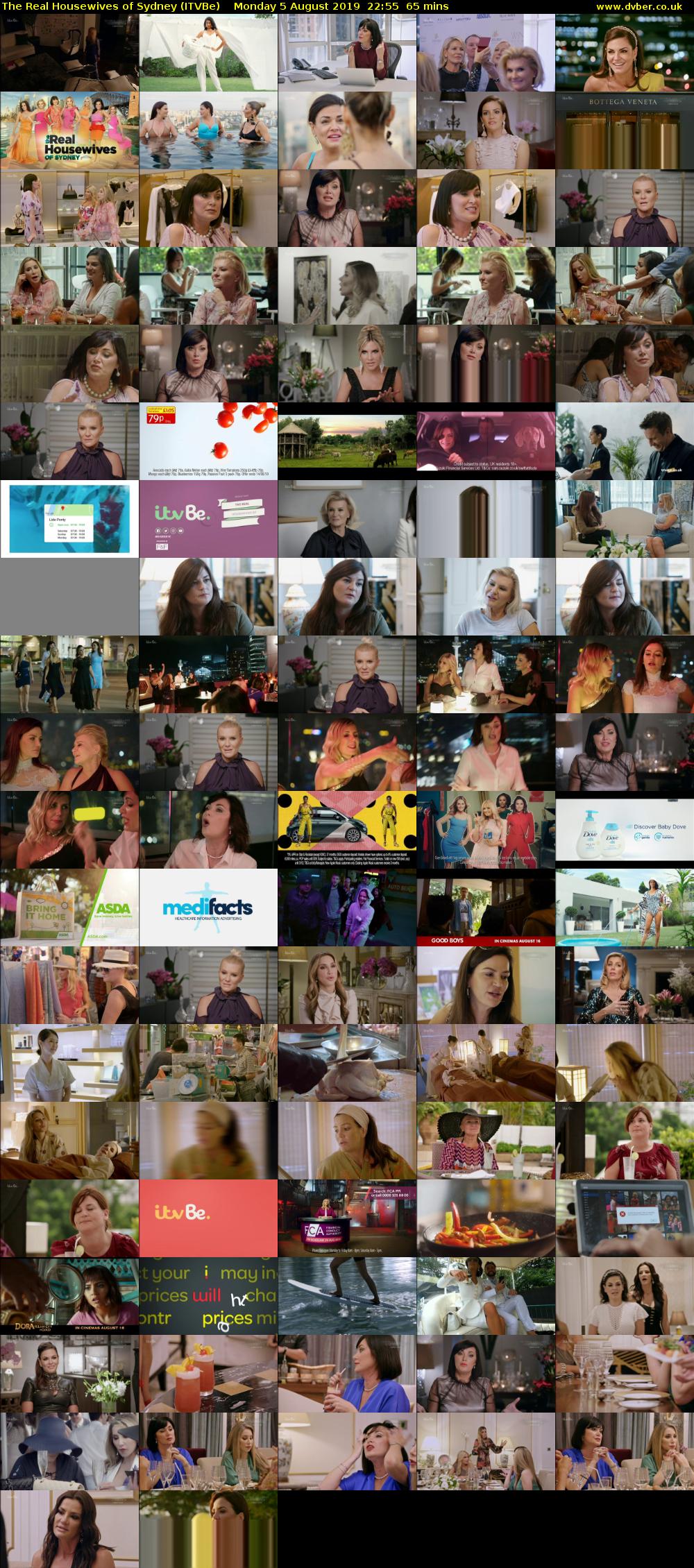 The Real Housewives of Sydney (ITVBe) Monday 5 August 2019 22:55 - 00:00