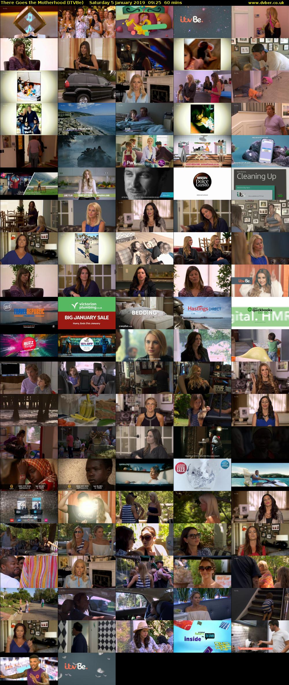 There Goes the Motherhood (ITVBe) Saturday 5 January 2019 09:25 - 10:25