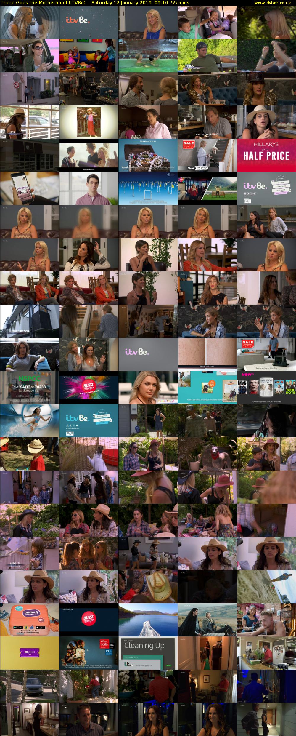 There Goes the Motherhood (ITVBe) Saturday 12 January 2019 09:10 - 10:05