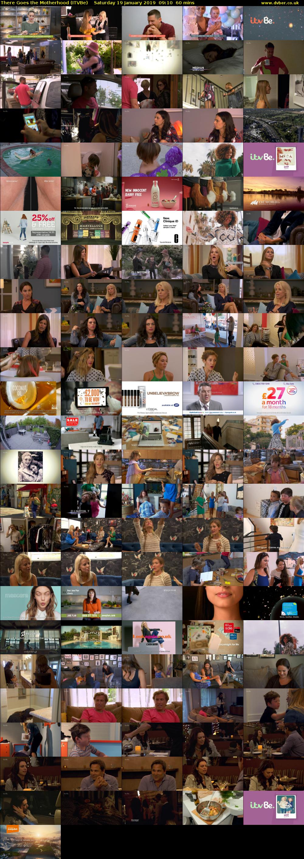 There Goes the Motherhood (ITVBe) Saturday 19 January 2019 09:10 - 10:10