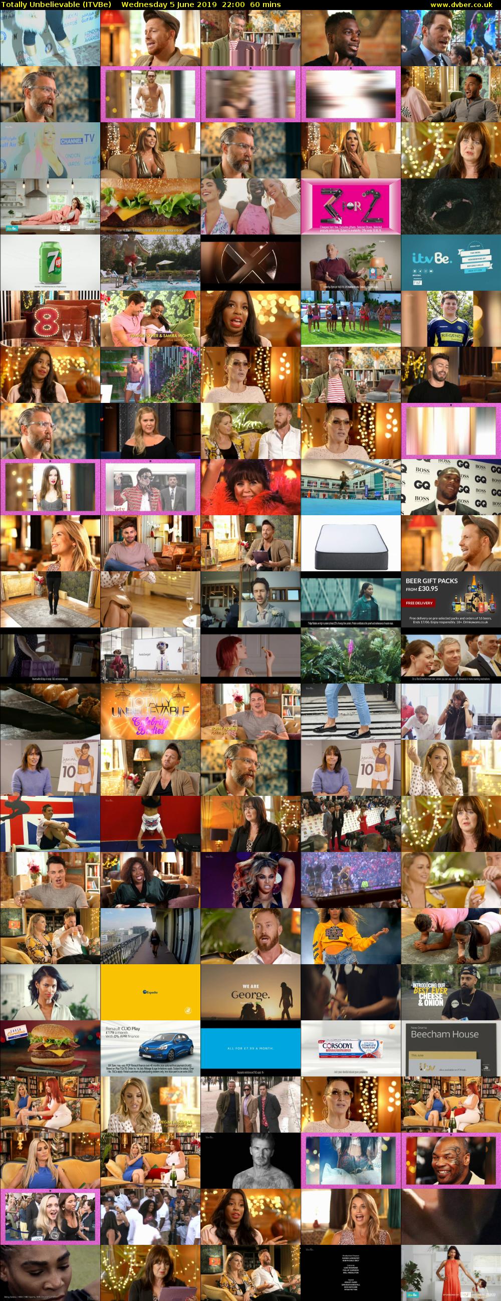 Totally Unbelievable (ITVBe) Wednesday 5 June 2019 22:00 - 23:00