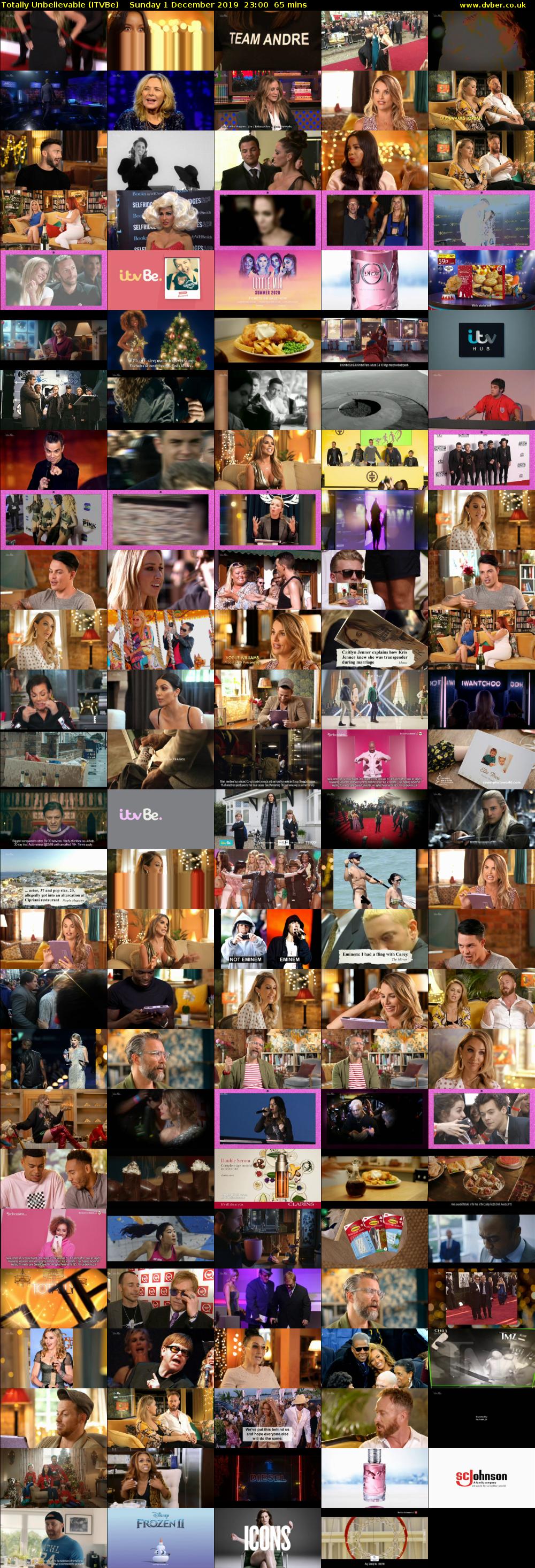 Totally Unbelievable (ITVBe) Sunday 1 December 2019 23:00 - 00:05