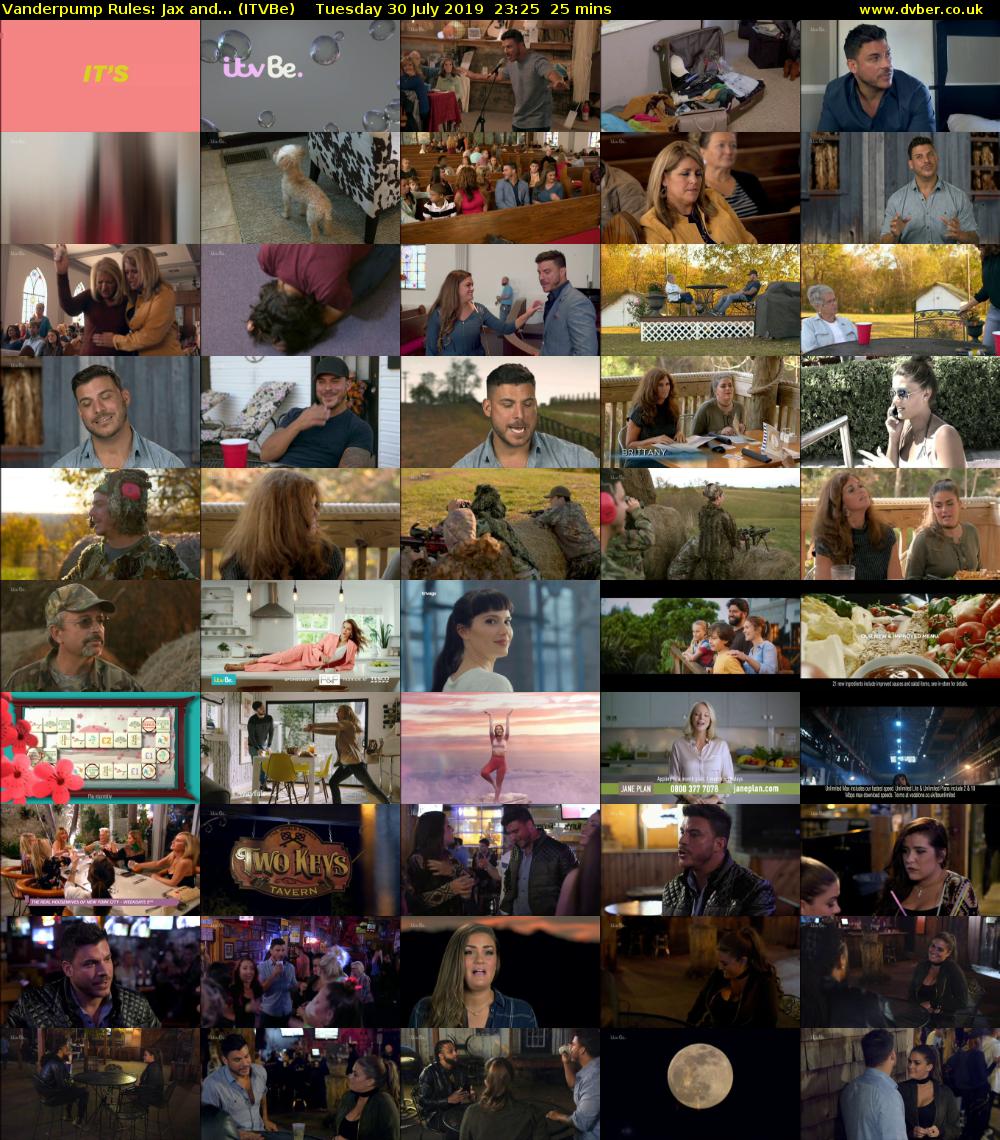 Vanderpump Rules: Jax and... (ITVBe) Tuesday 30 July 2019 23:25 - 23:50