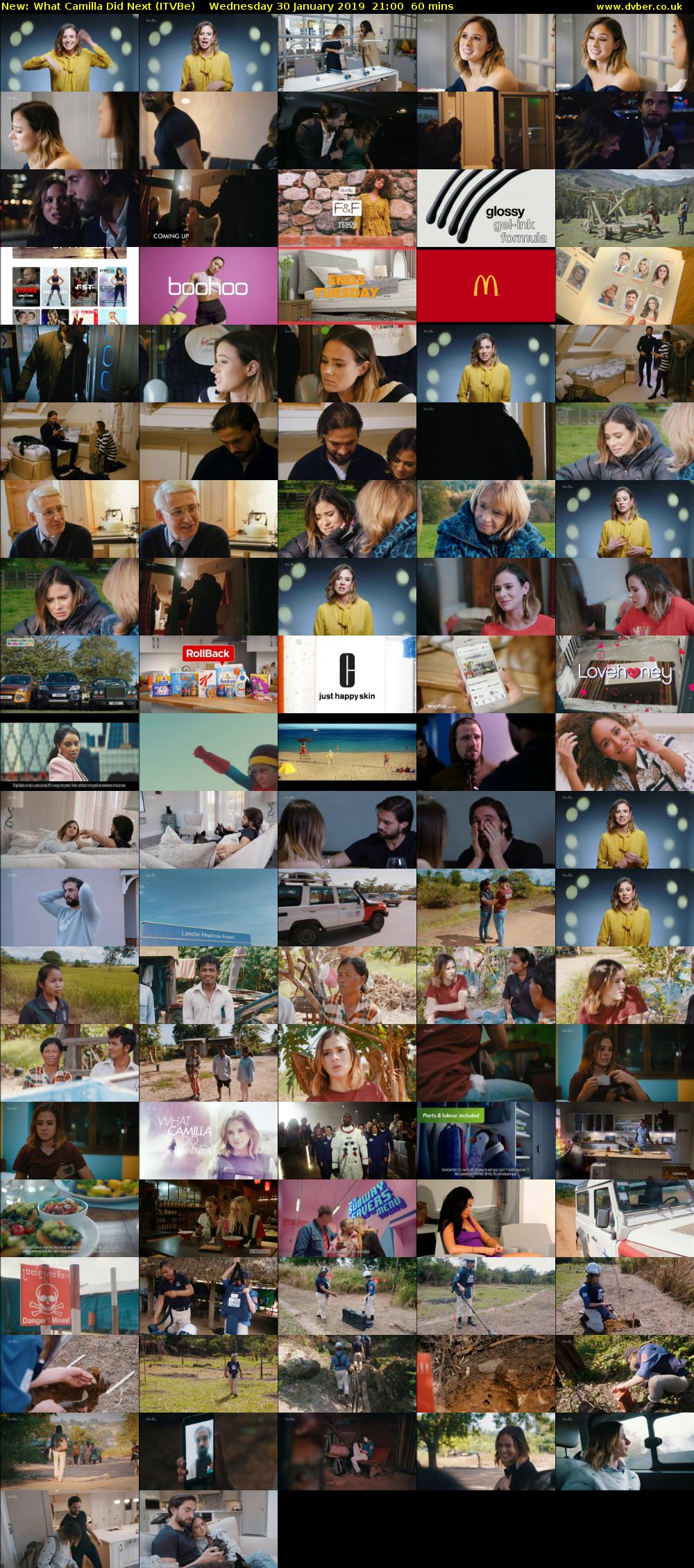 What Camilla Did Next (ITVBe) Wednesday 30 January 2019 21:00 - 22:00