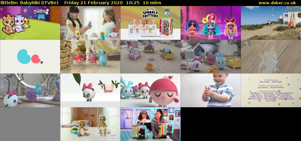 littleBe: BabyRiki (ITVBe) Friday 21 February 2020 10:25 - 10:35