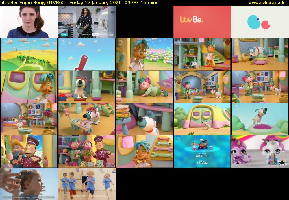 littleBe: Engie Benjy (ITVBe) Friday 17 January 2020 09:00 - 09:15