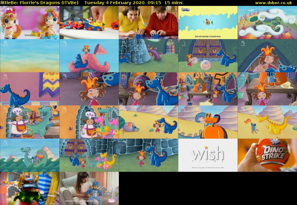 littleBe: Florrie's Dragons (ITVBe) Tuesday 4 February 2020 09:15 - 09:30