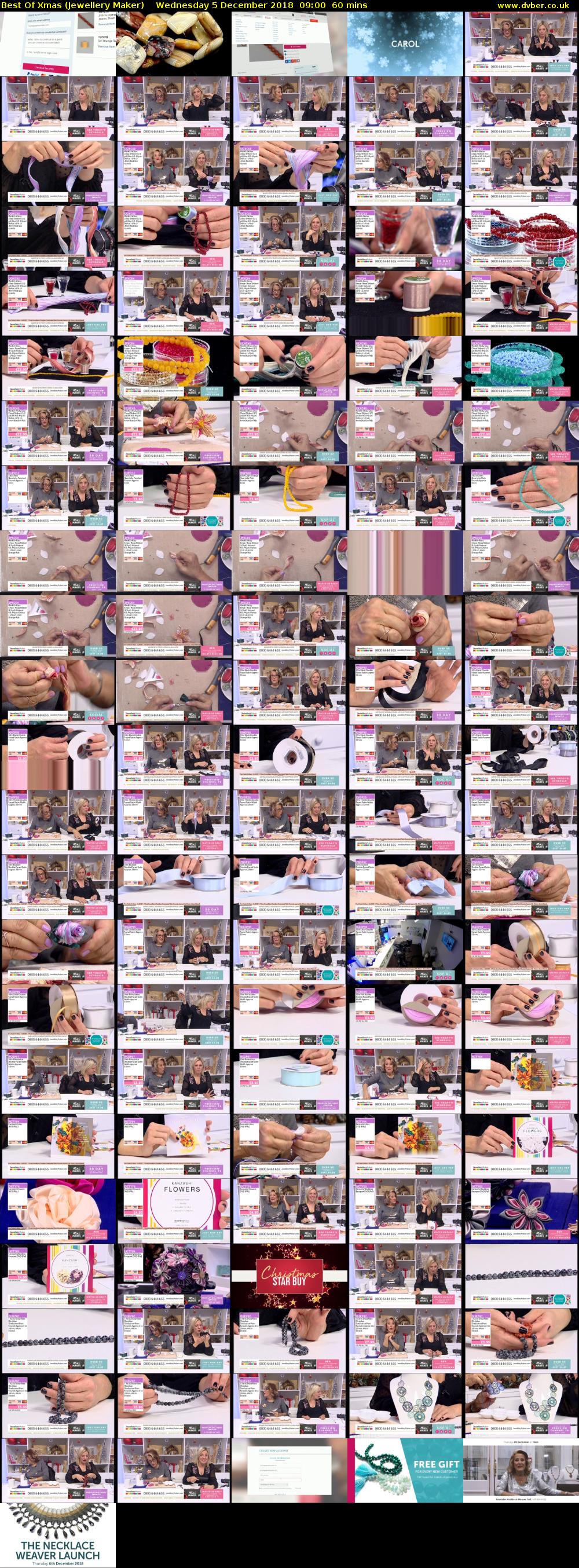 Best Of Xmas (Jewellery Maker) Wednesday 5 December 2018 09:00 - 10:00