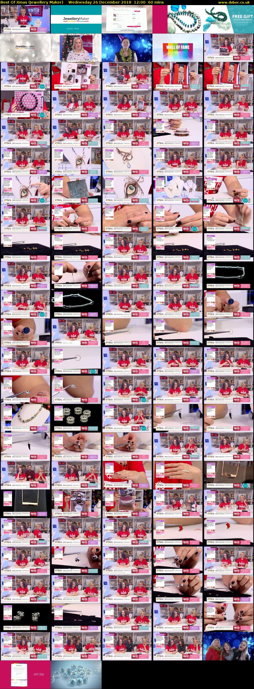 Best Of Xmas (Jewellery Maker) Wednesday 26 December 2018 12:00 - 13:00