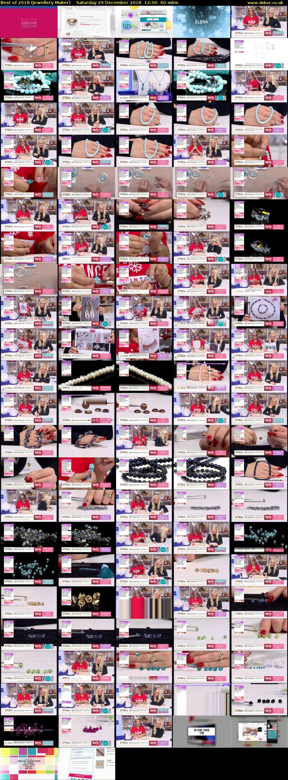 Best of 2018 (Jewellery Maker) Saturday 29 December 2018 12:00 - 13:00