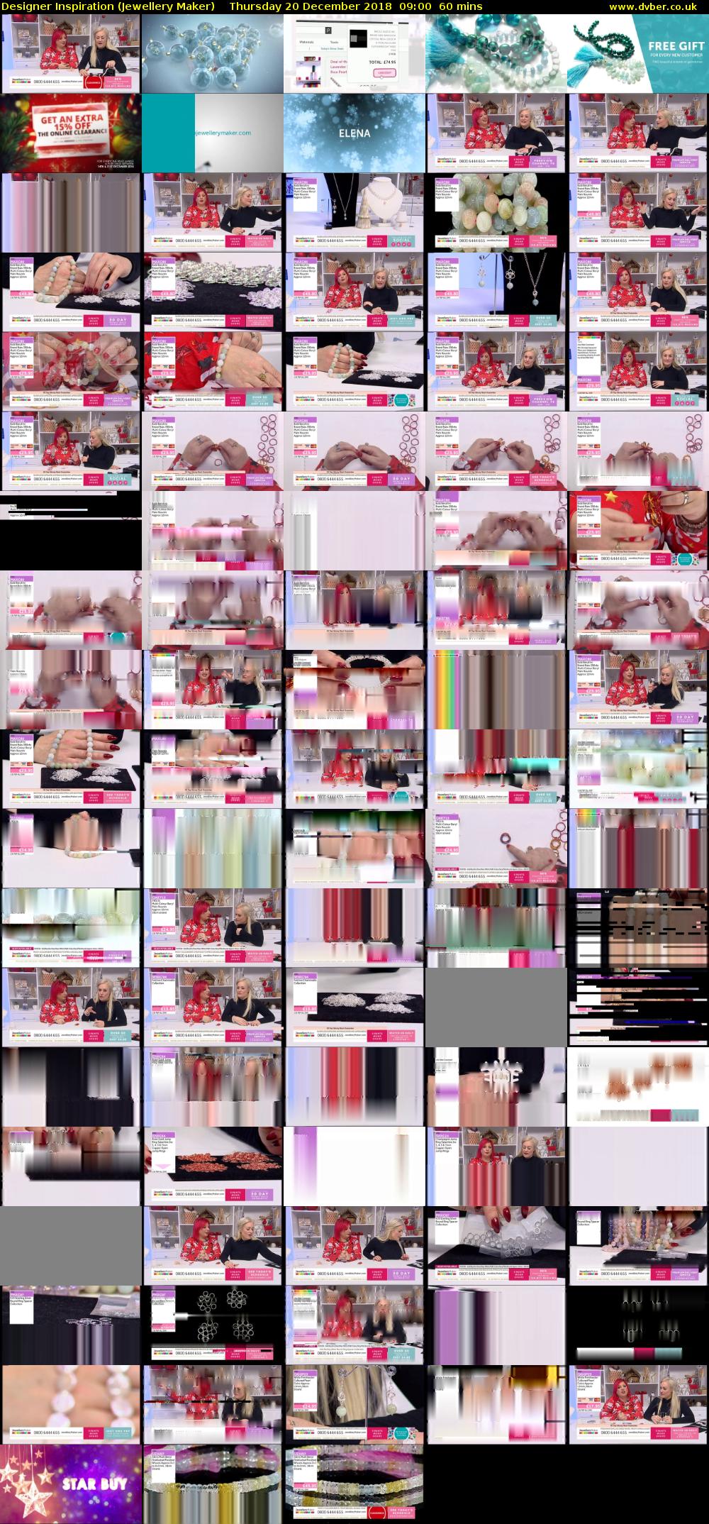 Designer Inspiration (Jewellery Maker) Thursday 20 December 2018 09:00 - 10:00