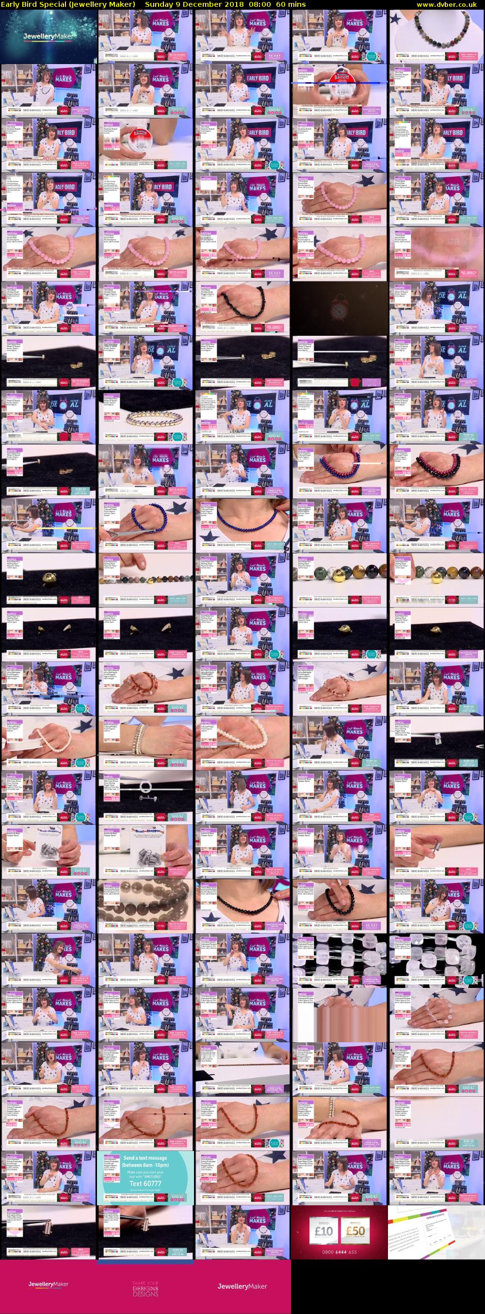 Early Bird Special (Jewellery Maker) Sunday 9 December 2018 08:00 - 09:00