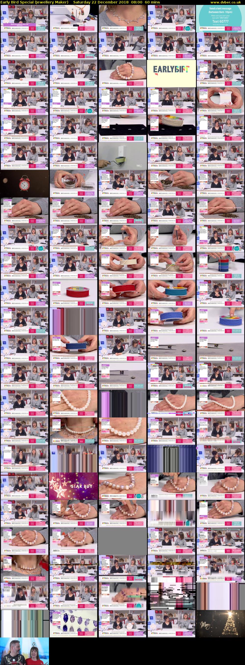 Early Bird Special (Jewellery Maker) Saturday 22 December 2018 08:00 - 09:00