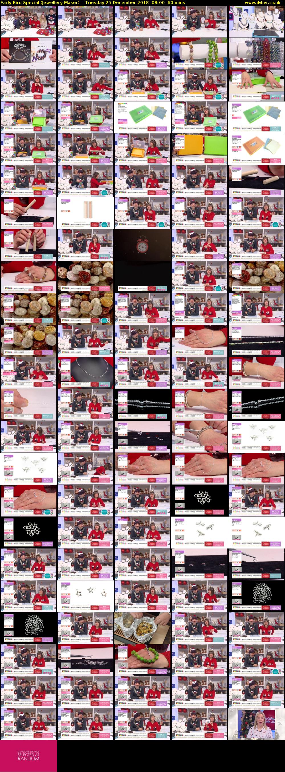 Early Bird Special (Jewellery Maker) Tuesday 25 December 2018 08:00 - 09:00