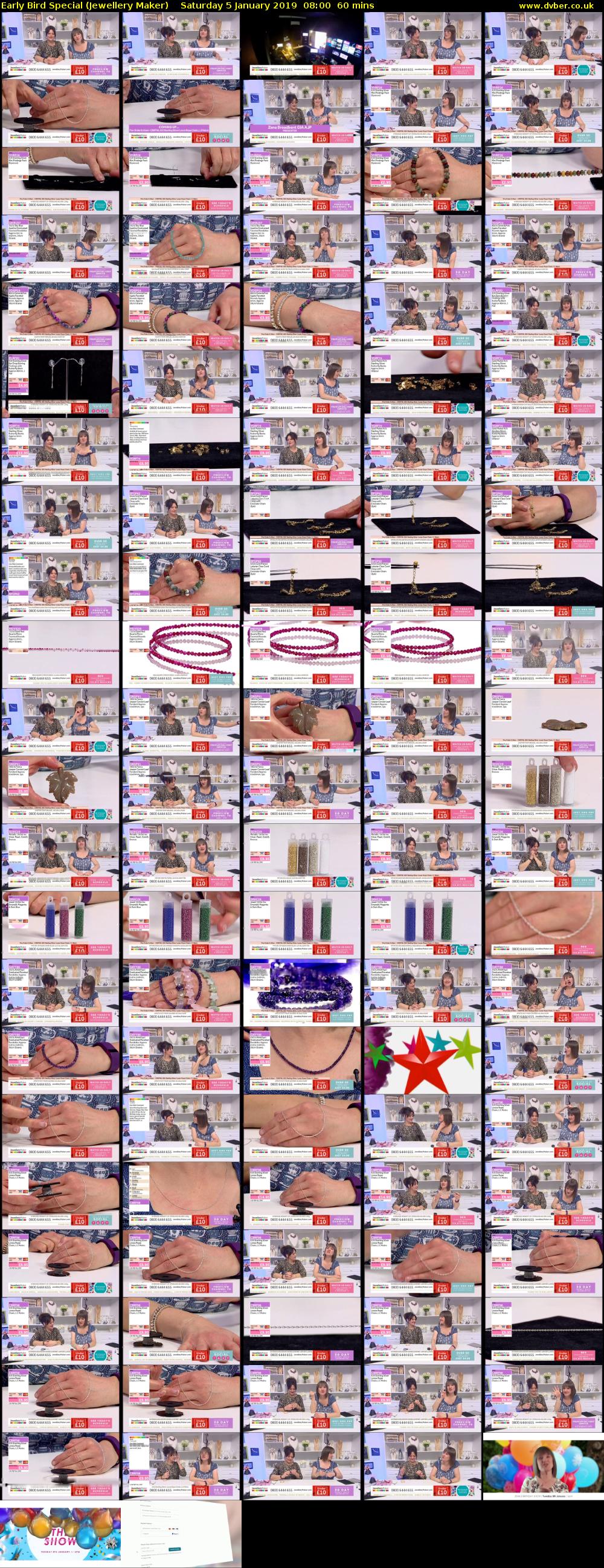 Early Bird Special (Jewellery Maker) Saturday 5 January 2019 08:00 - 09:00