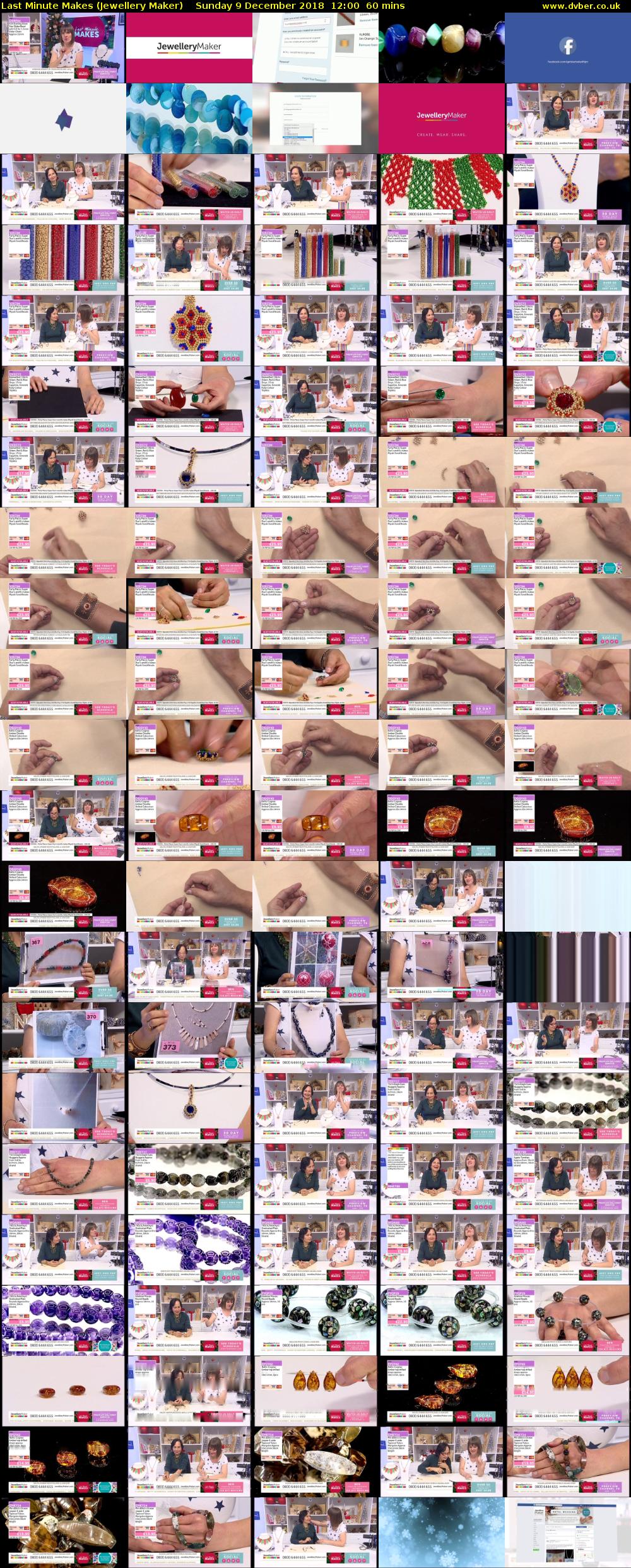 Last Minute Makes (Jewellery Maker) Sunday 9 December 2018 12:00 - 13:00