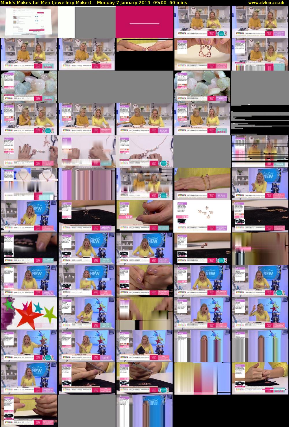 Mark's Makes for Men (Jewellery Maker) Monday 7 January 2019 09:00 - 10:00