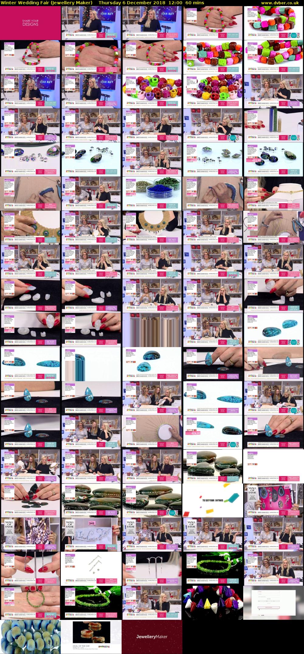 Winter Wedding Fair (Jewellery Maker) Thursday 6 December 2018 12:00 - 13:00