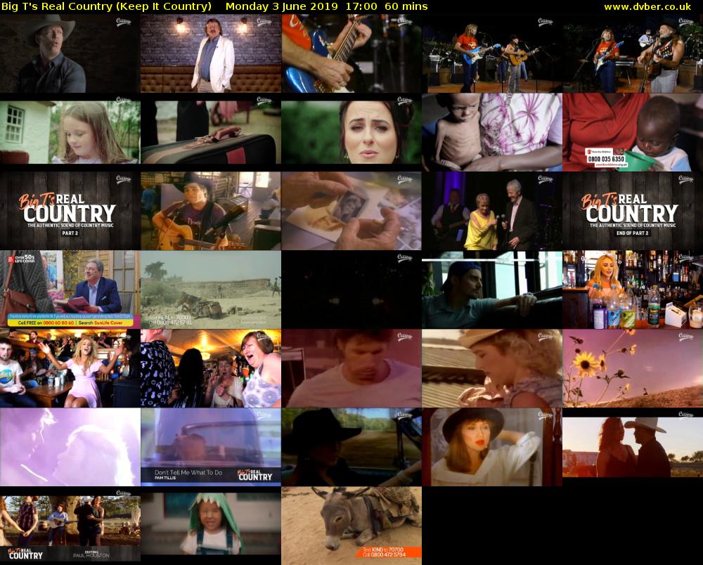 Big T's Real Country (Keep It Country) Monday 3 June 2019 17:00 - 18:00