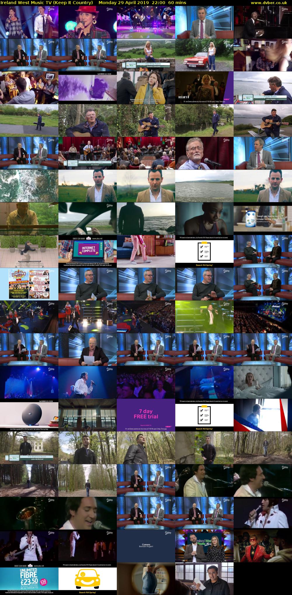 Ireland West Music TV (Keep It Country) Monday 29 April 2019 22:00 - 23:00