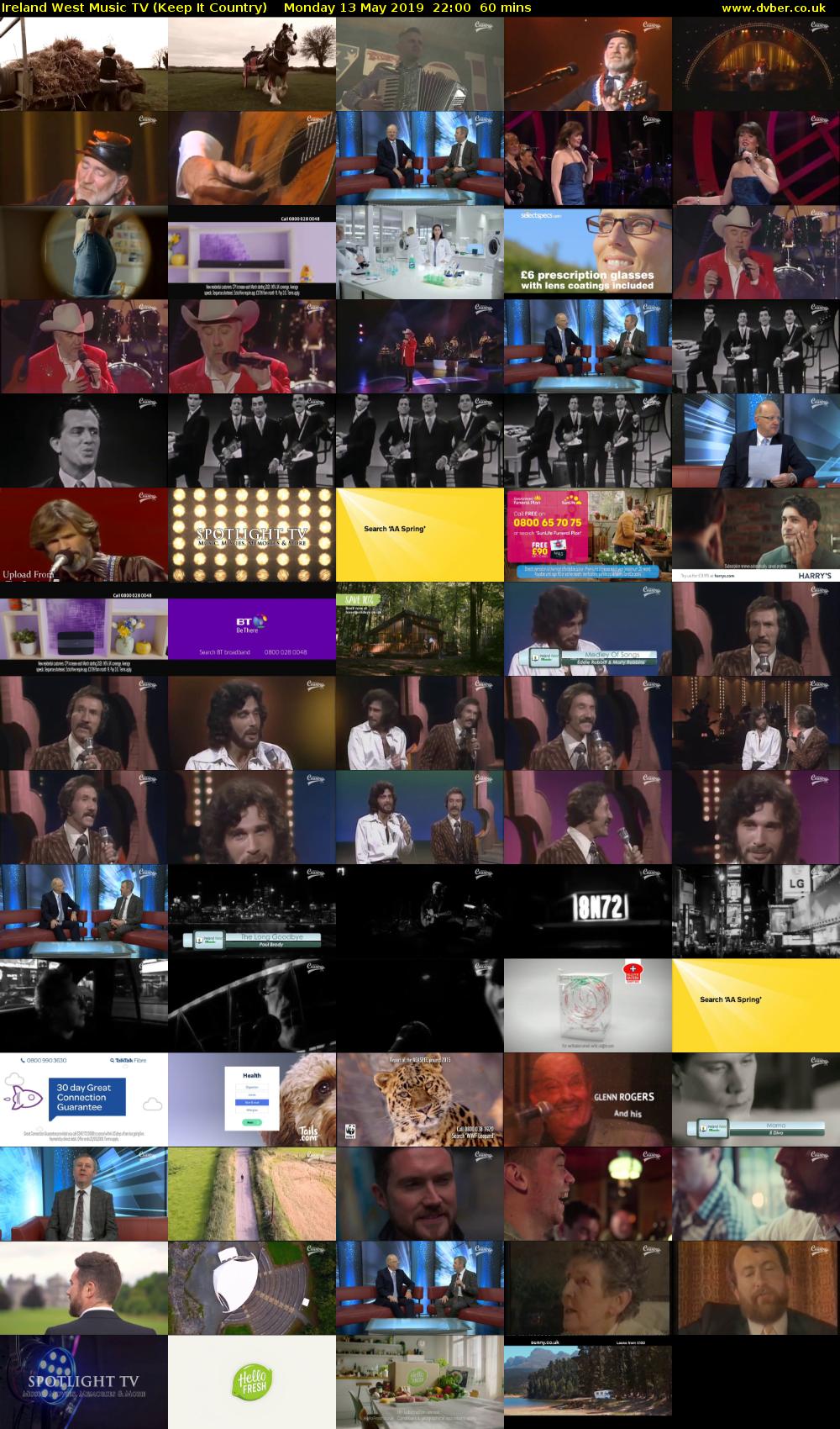 Ireland West Music TV (Keep It Country) Monday 13 May 2019 22:00 - 23:00