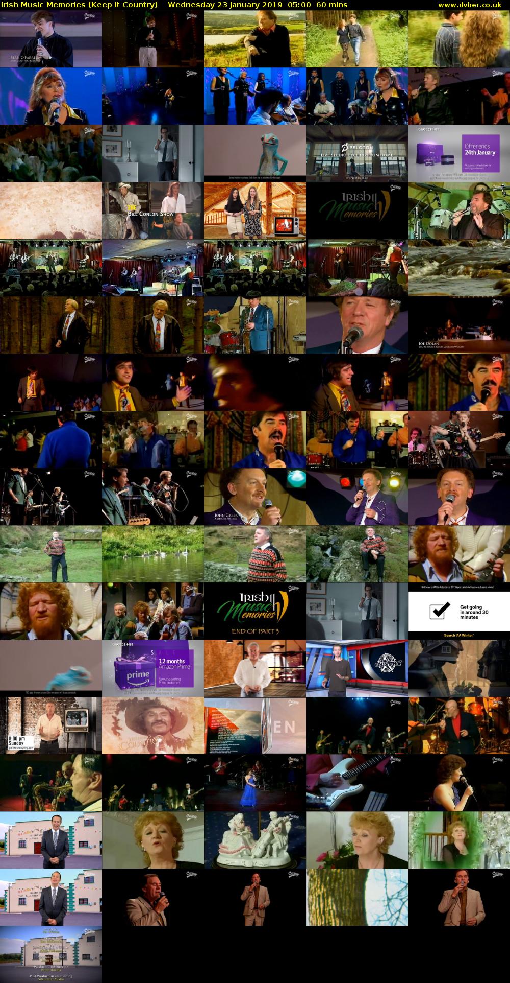 Irish Music Memories (Keep It Country) Wednesday 23 January 2019 05:00 - 06:00