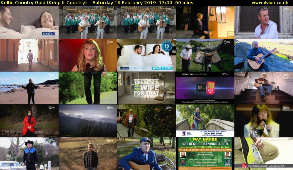 Keltic Country Gold (Keep It Country) Saturday 16 February 2019 13:00 - 14:00
