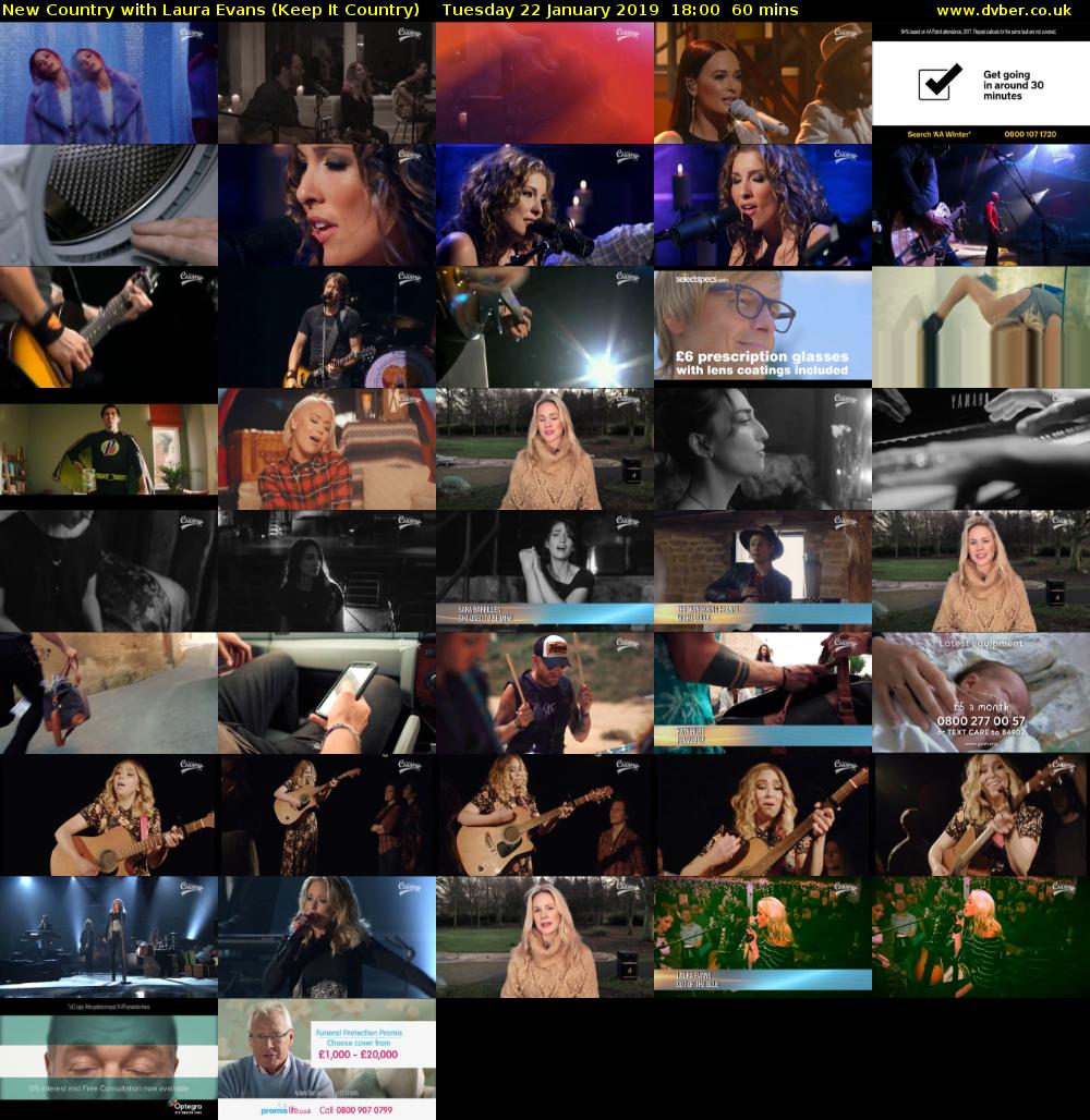 New Country with Laura Evans (Keep It Country) Tuesday 22 January 2019 18:00 - 19:00