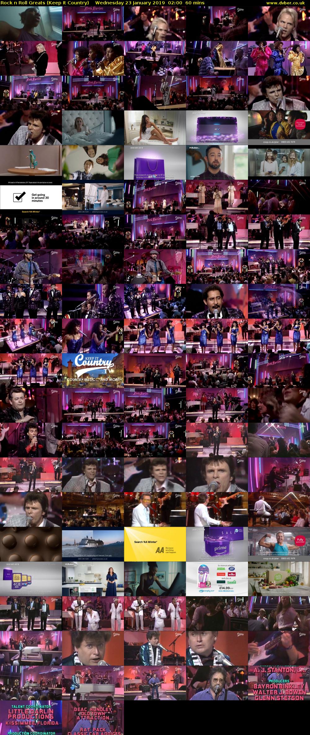 Rock n Roll Greats (Keep It Country) Wednesday 23 January 2019 02:00 - 03:00