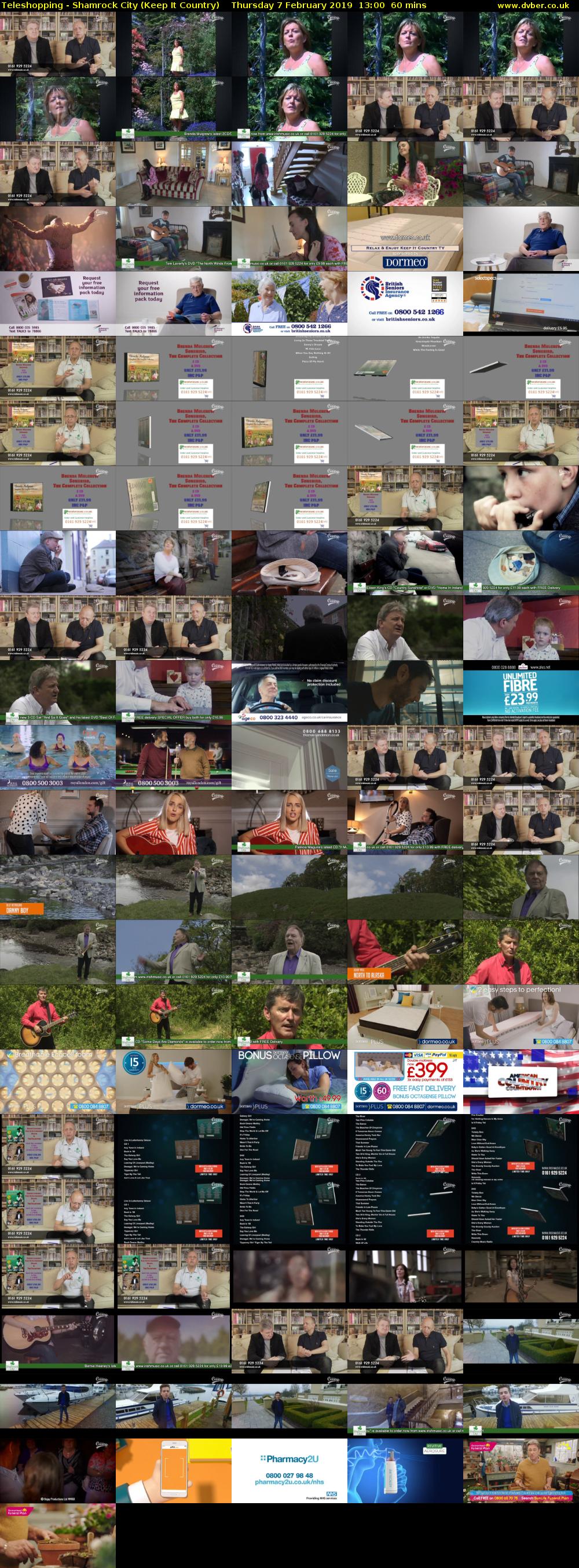 Teleshopping - Shamrock City (Keep It Country) Thursday 7 February 2019 13:00 - 14:00