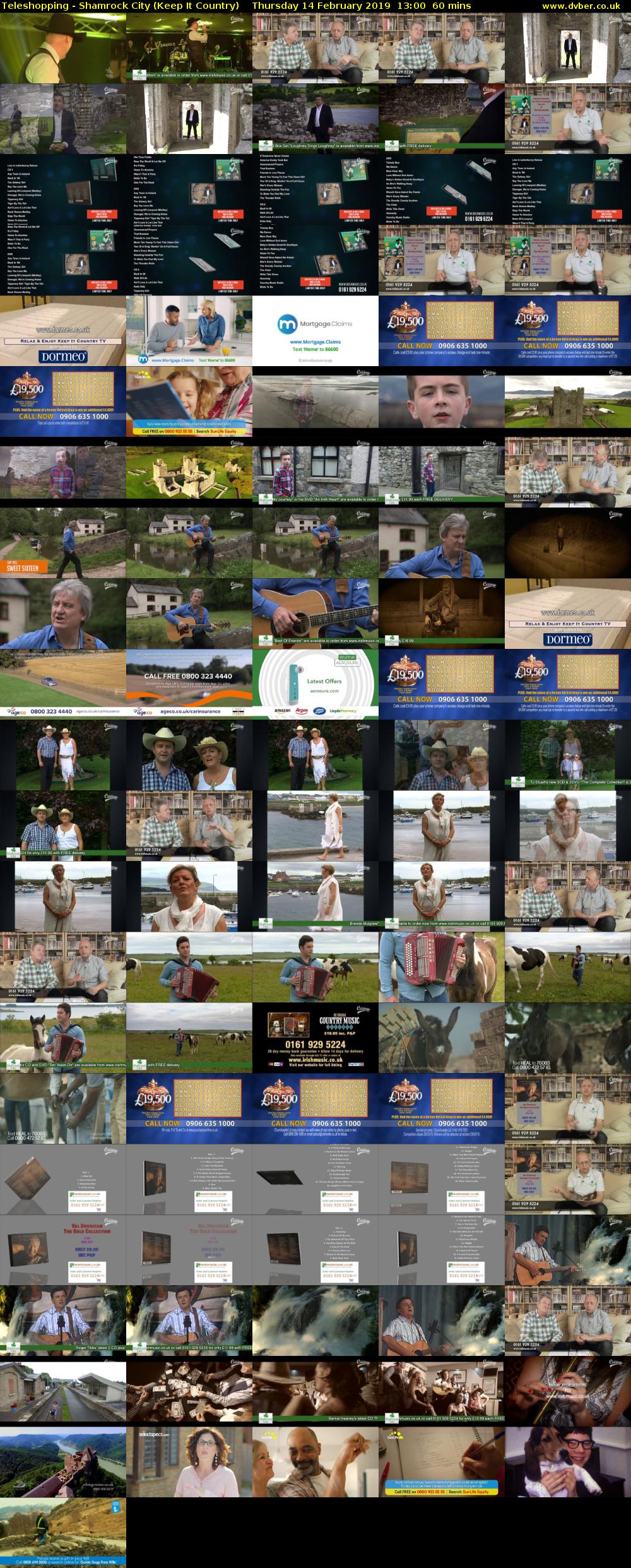 Teleshopping - Shamrock City (Keep It Country) Thursday 14 February 2019 13:00 - 14:00