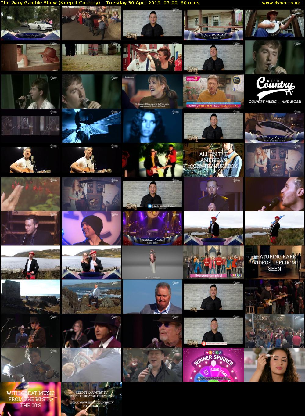 The Gary Gamble Show (Keep It Country) Tuesday 30 April 2019 05:00 - 06:00
