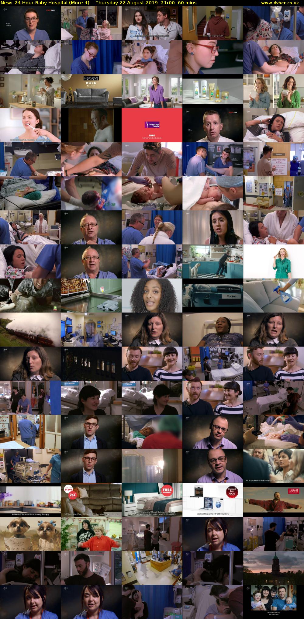 24 Hour Baby Hospital (More 4) Thursday 22 August 2019 21:00 - 22:00