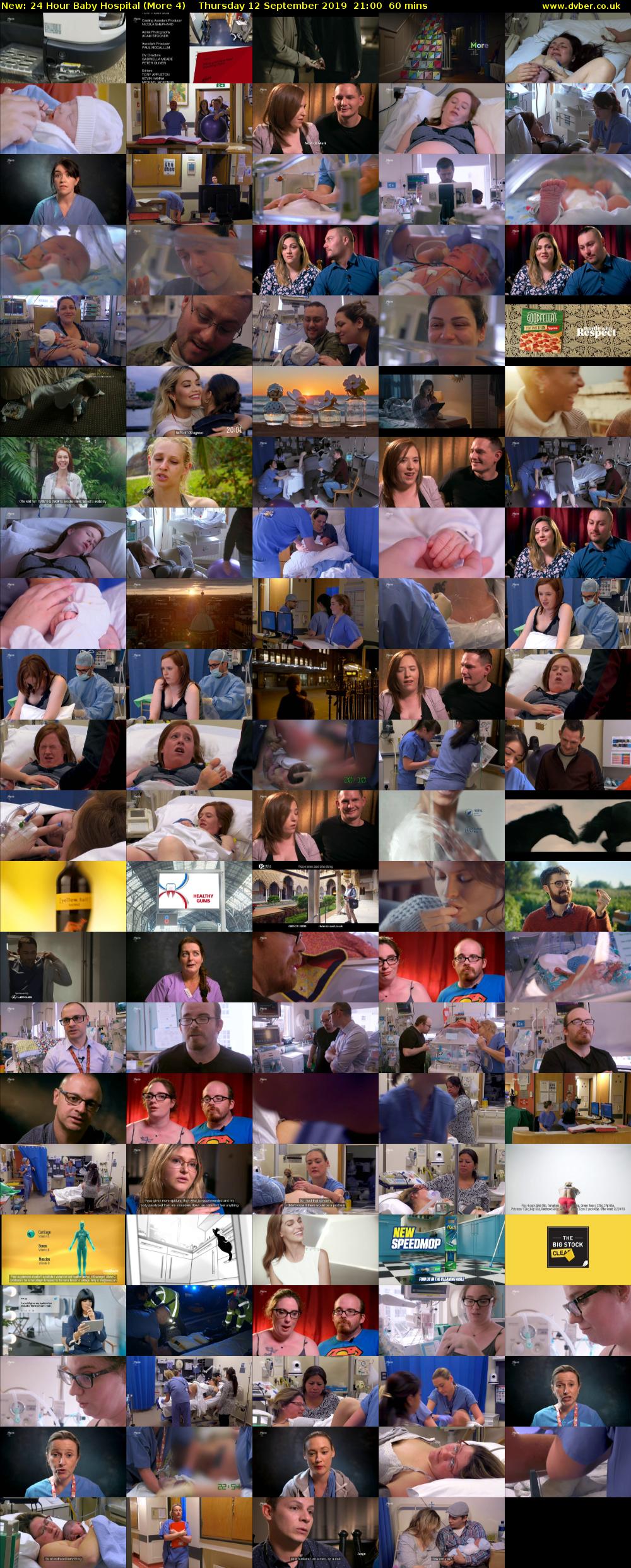 24 Hour Baby Hospital (More 4) Thursday 12 September 2019 21:00 - 22:00