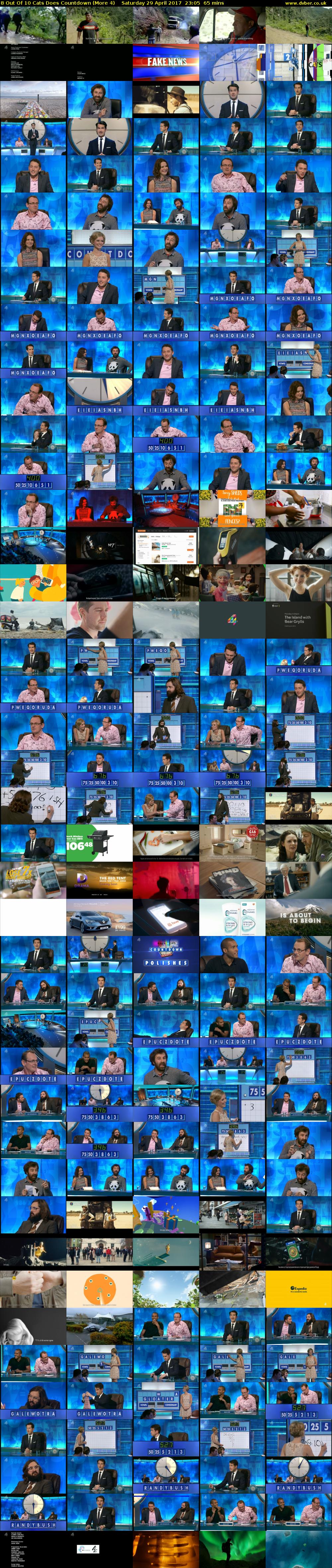 8 Out Of 10 Cats Does Countdown (More 4) Saturday 29 April 2017 23:05 - 00:10