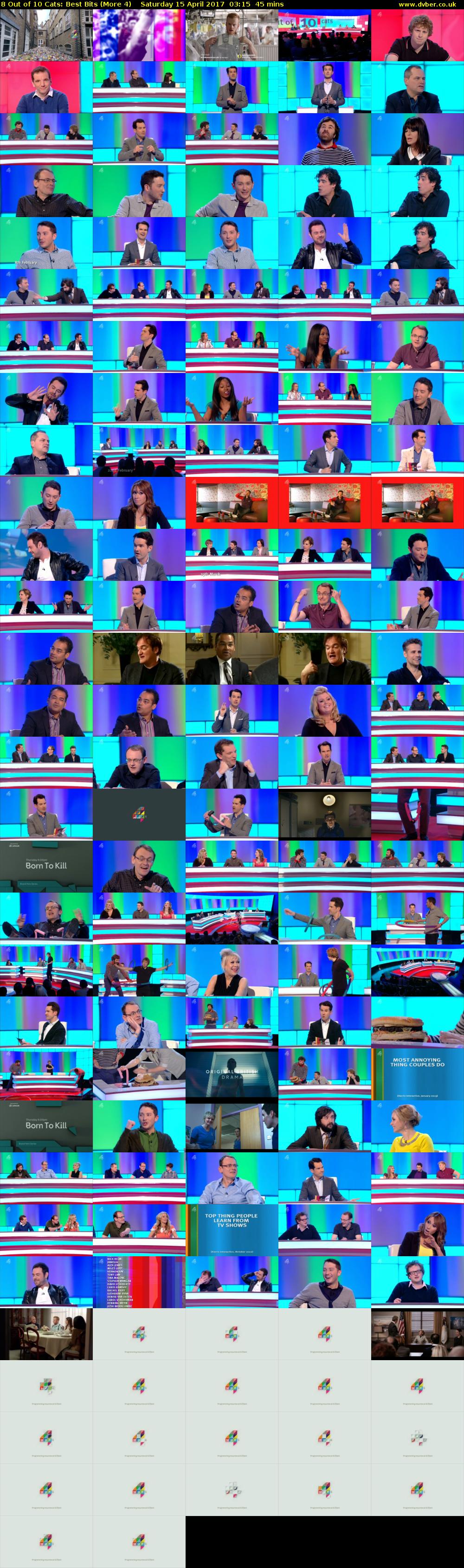 8 Out of 10 Cats: Best Bits (More 4) Saturday 15 April 2017 03:15 - 04:00