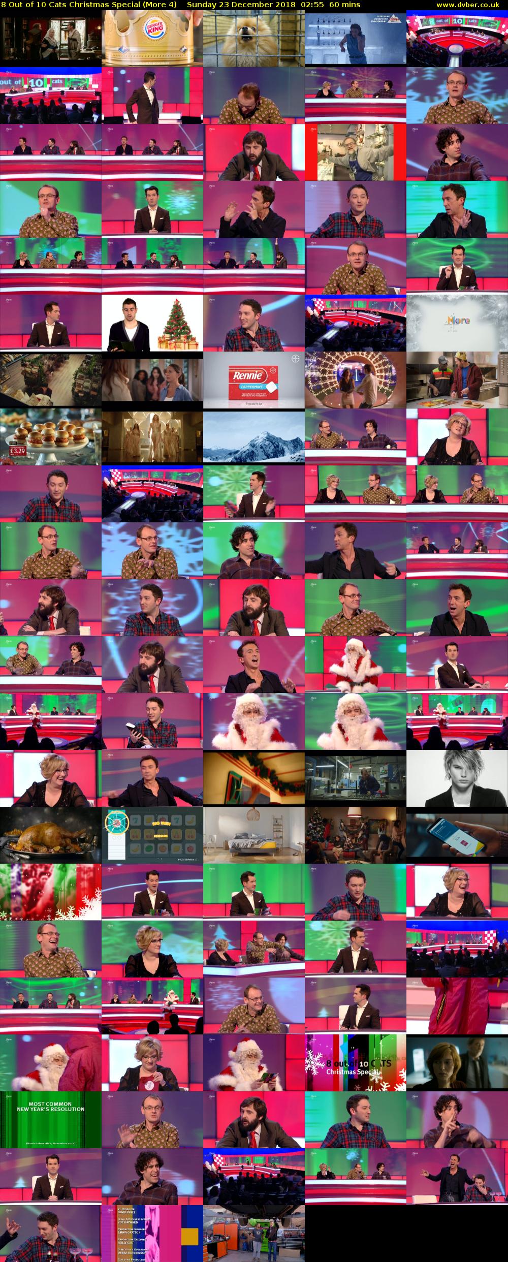 8 Out of 10 Cats Christmas Special (More 4) Sunday 23 December 2018 02:55 - 03:55