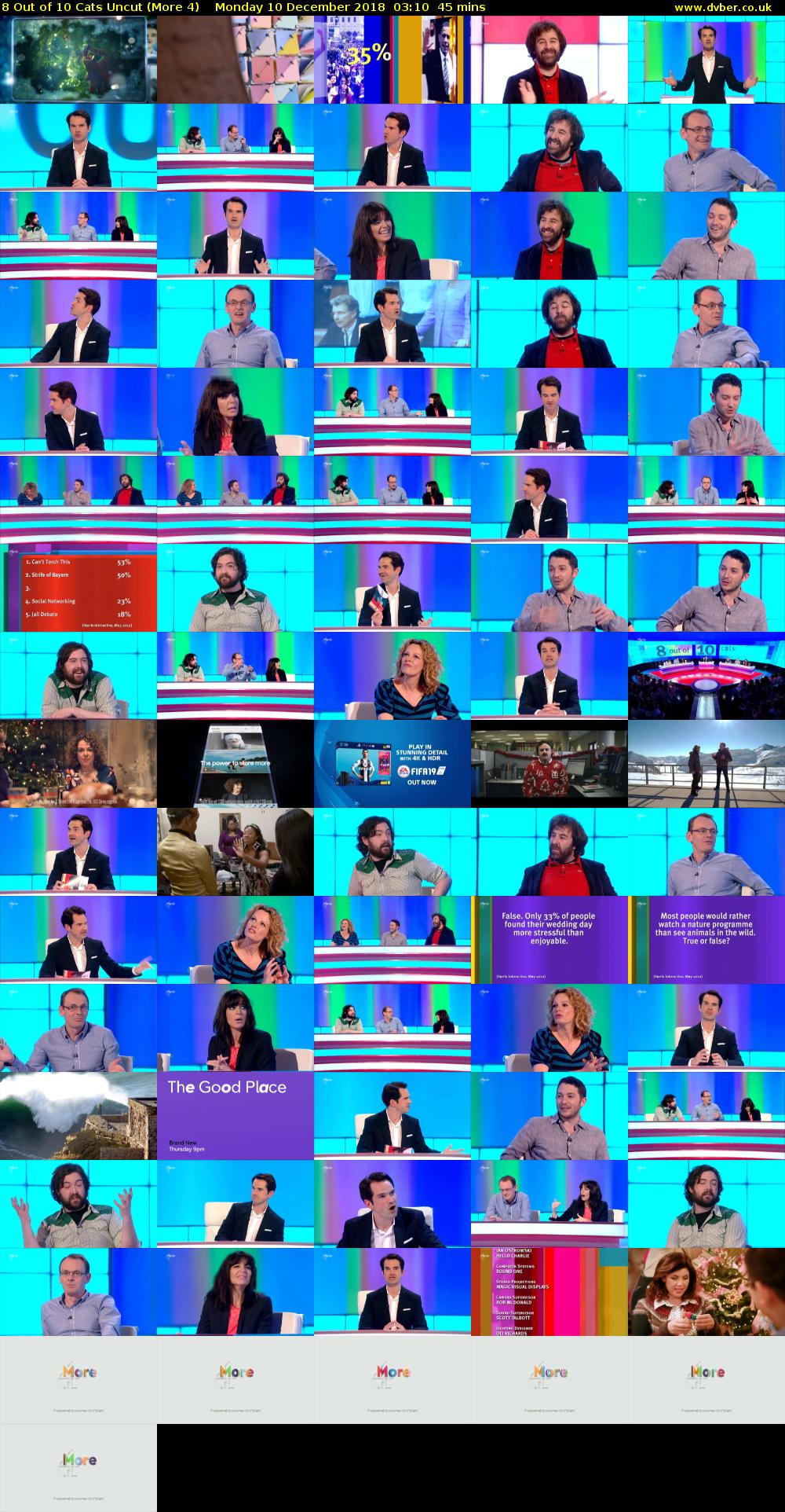 8 Out of 10 Cats Uncut (More 4) Monday 10 December 2018 03:10 - 03:55