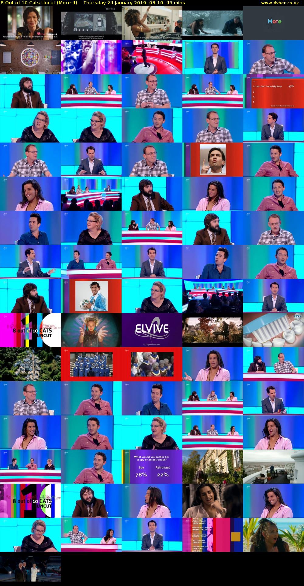 8 Out of 10 Cats Uncut (More 4) Thursday 24 January 2019 03:10 - 03:55
