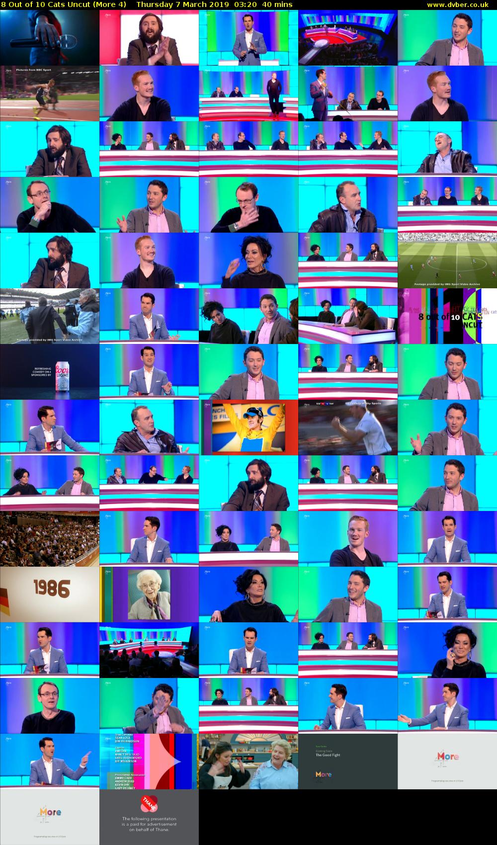 8 Out of 10 Cats Uncut (More 4) Thursday 7 March 2019 03:20 - 04:00