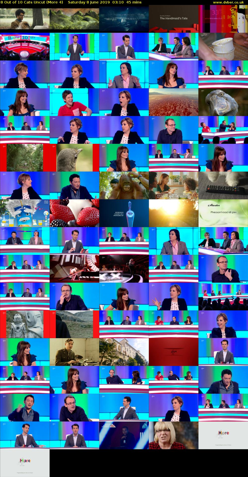 8 Out of 10 Cats Uncut (More 4) Saturday 8 June 2019 03:10 - 03:55