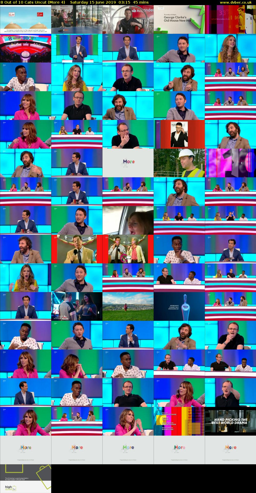 8 Out of 10 Cats Uncut (More 4) Saturday 15 June 2019 03:15 - 04:00