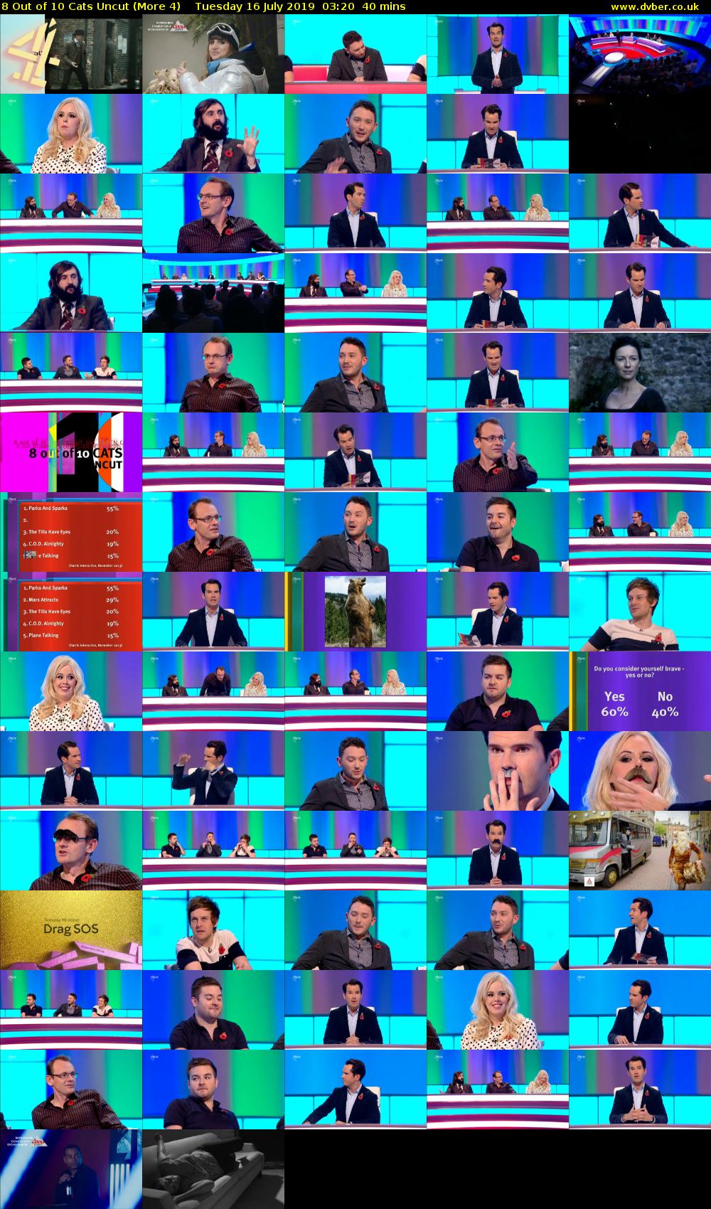 8 Out of 10 Cats Uncut (More 4) Tuesday 16 July 2019 03:20 - 04:00