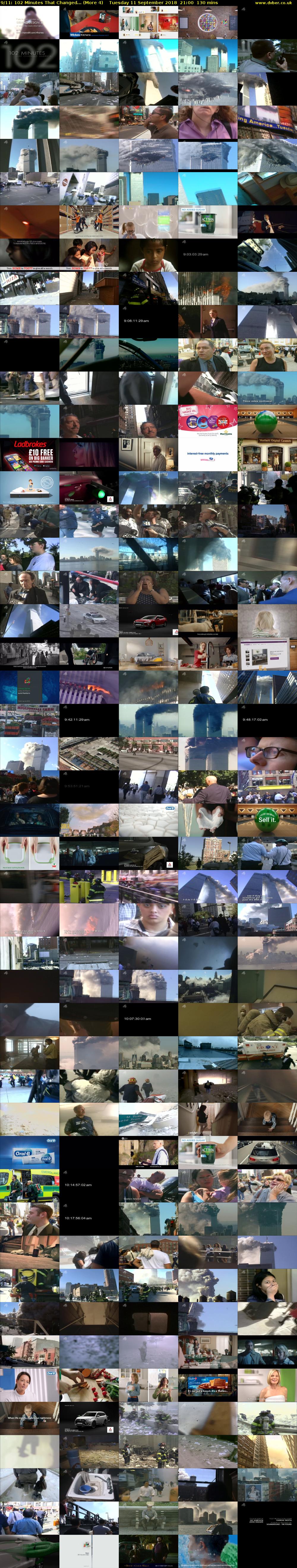 9/11: 102 Minutes That Changed... (More 4) Tuesday 11 September 2018 21:00 - 23:10