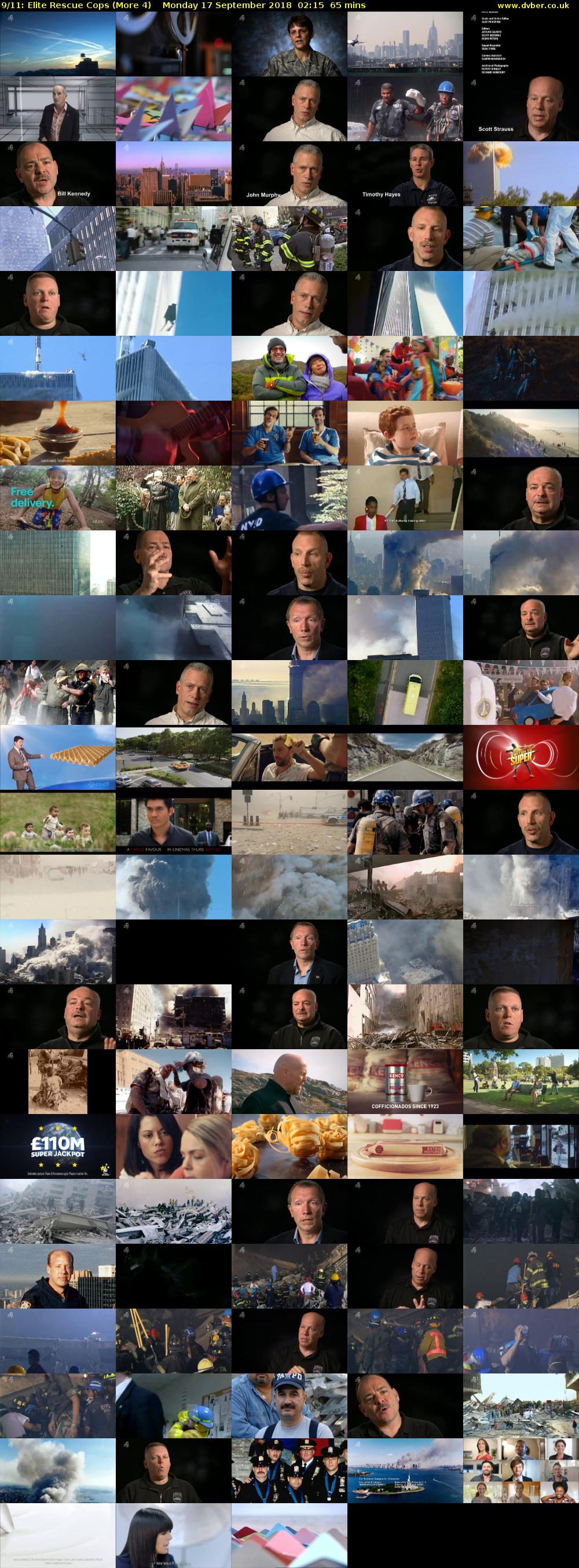9/11: Elite Rescue Cops (More 4) Monday 17 September 2018 02:15 - 03:20