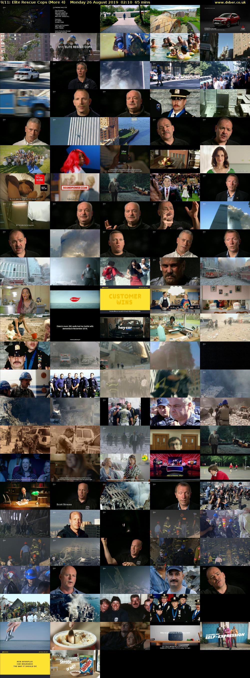 9/11: Elite Rescue Cops (More 4) Monday 26 August 2019 02:10 - 03:15