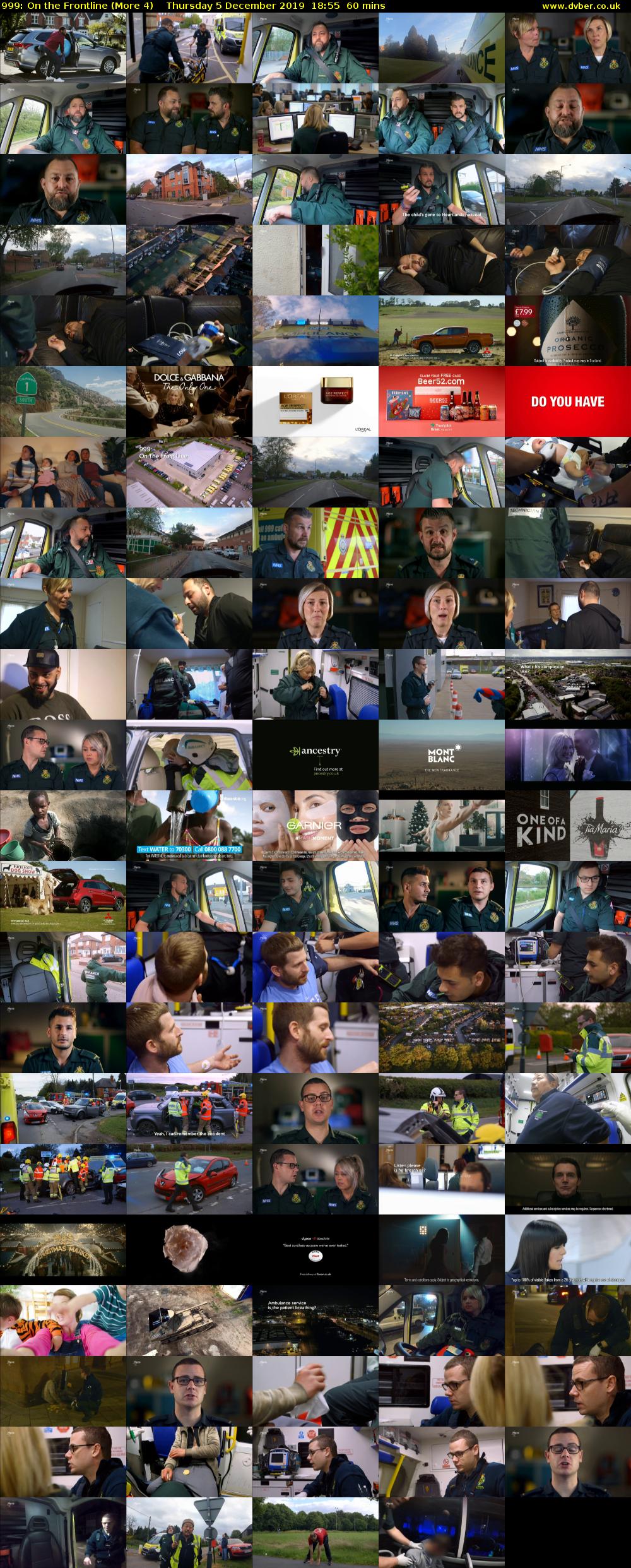 999: On the Frontline (More 4) Thursday 5 December 2019 18:55 - 19:55