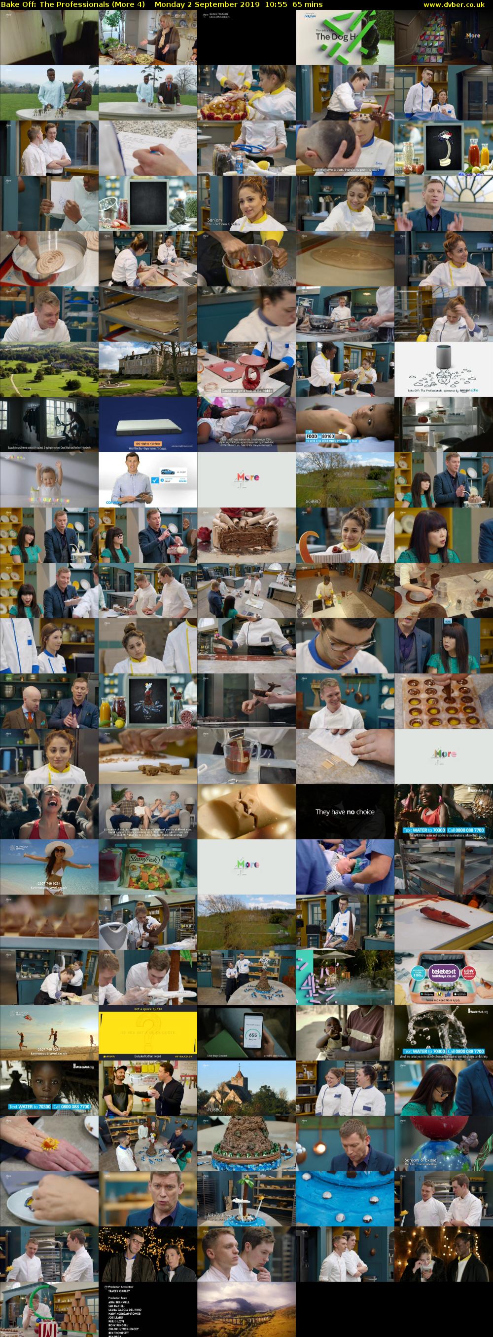 Bake Off: The Professionals (More 4) Monday 2 September 2019 10:55 - 12:00
