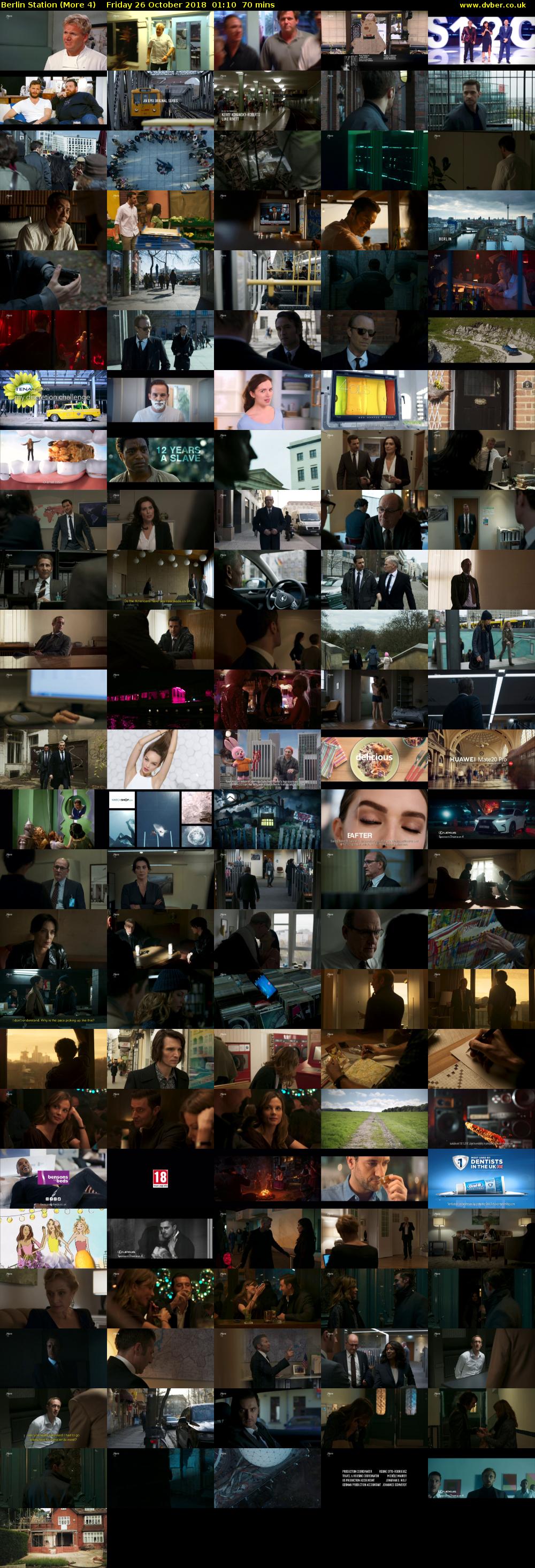 Berlin Station (More 4) Friday 26 October 2018 01:10 - 02:20
