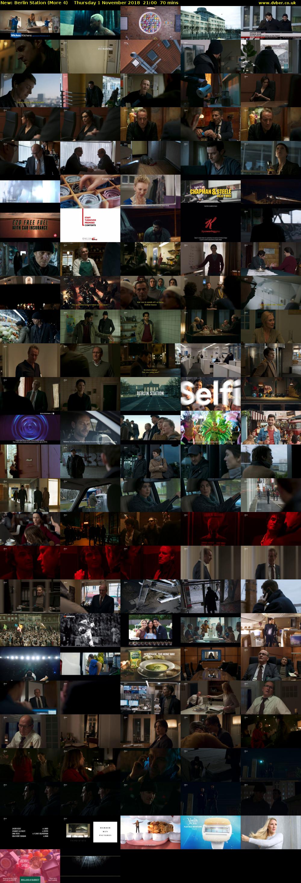 Berlin Station (More 4) Thursday 1 November 2018 21:00 - 22:10